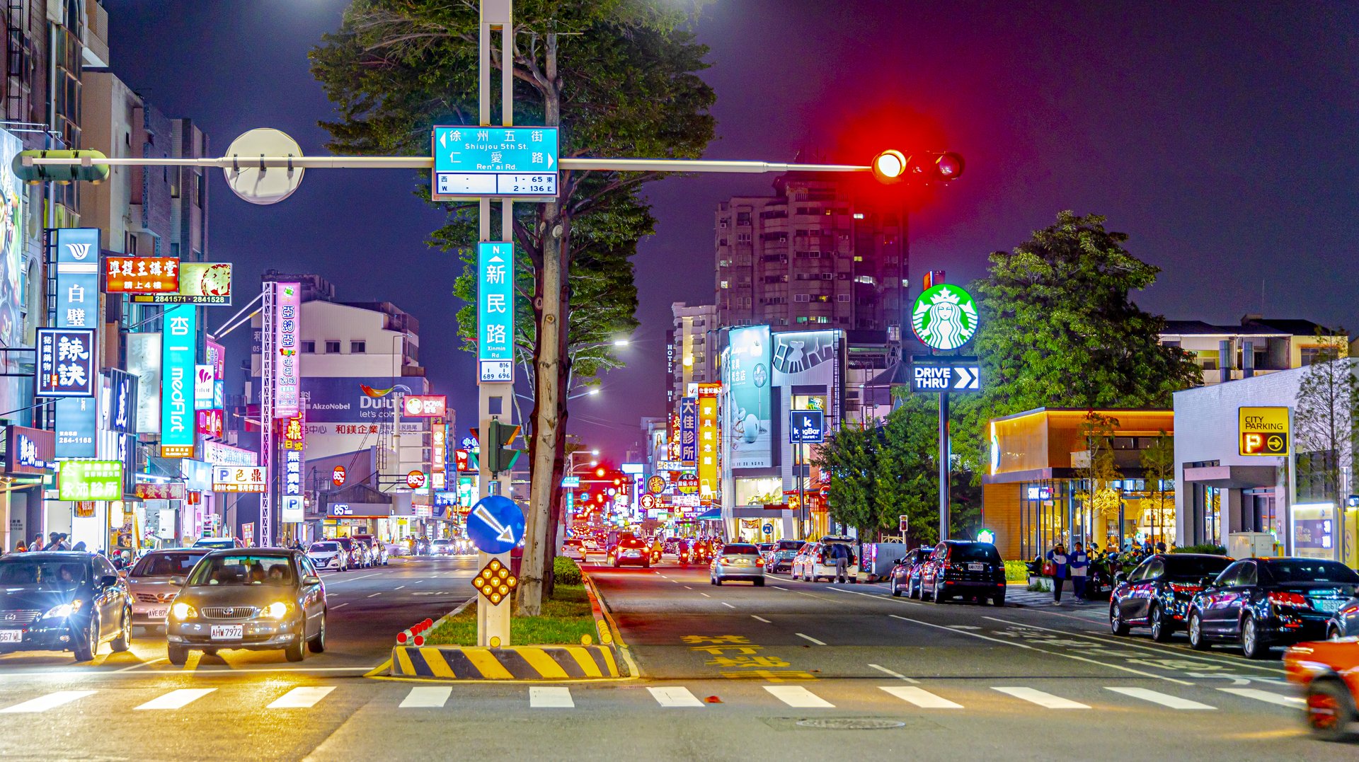 嘉義商圈夜景